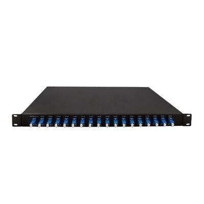 4 κανάλια ITU LGX Box Δύο ίνες DWDM Mux Demux πολυπλέξερ