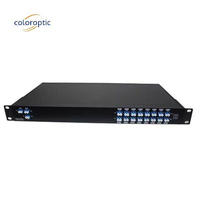 Μοναδικό WDM μοντέλο 40 καναλιών DWDM AAWG WDM σύστημα LC σύνδεσμος