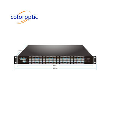 Δύο ίνες WDM 40CH C21-C60 Παθητικό Dwdm Mux Demux με θύρα 1310nm
