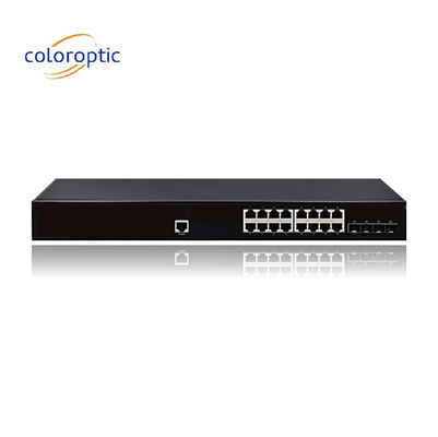 IEEE802.3 Layer 2 POE Switch 16 4GE SFP Ports 10/100/1000M 1 Σύνολο Αυτοκίνητο MDI/MDIX