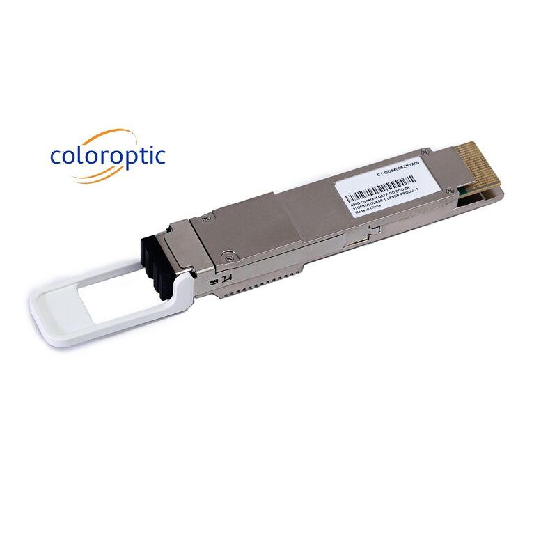 Συνεπής οπτική μονάδα QSFP-DD διπλής ινών DWDM ρυθμιζόμενη 50GHz 400GBASE-ZR