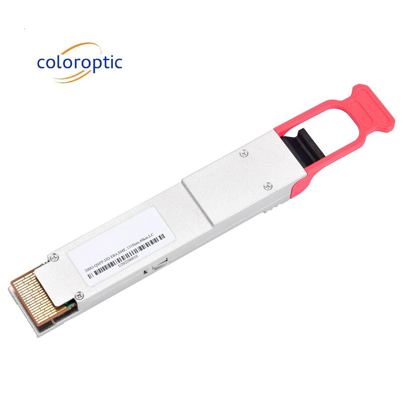 200G QSFP-DD LR4 Οπτική μονάδα δέκτη δέκτη 10km με πλήρη πραγματικό χρόνο DDM