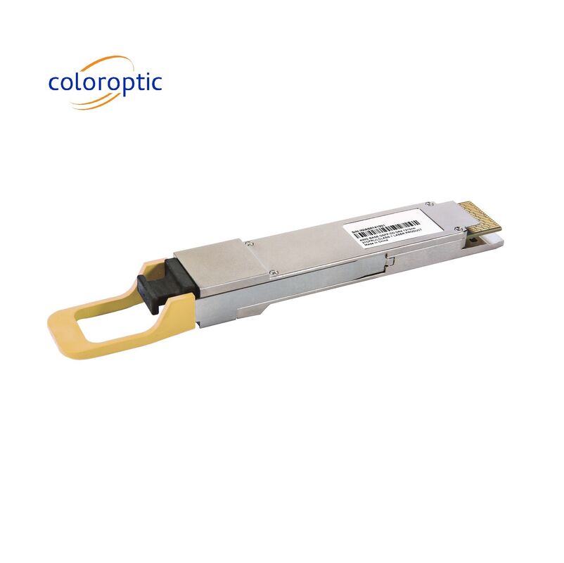 Οπτική QSFP DD Μονάδα 500m 400G DR4 Transceiver MPO-12 Συνδέτης