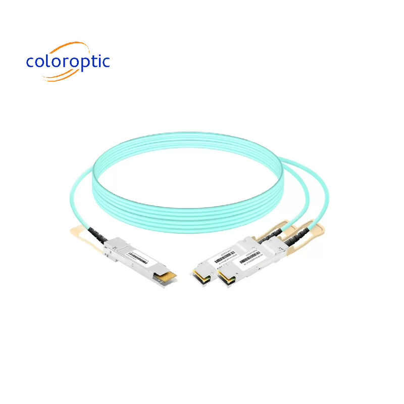 CO-1X1CP AOC DAC καλώδιο 400G OSFP σε 2x200G QSFP56 συνδέσεις